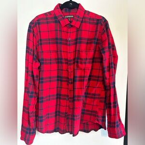 Express Plaid Button down
